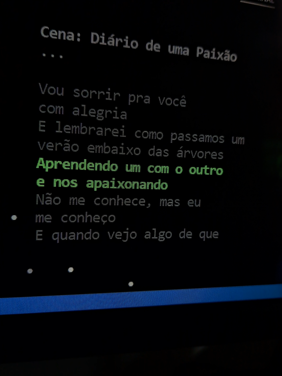 23/08 - Só em outra vida mesmo... . . . #python #diariodeumapaixao #cartasdeamor #cenasdefilme #vaiparaofycarambaaaa 