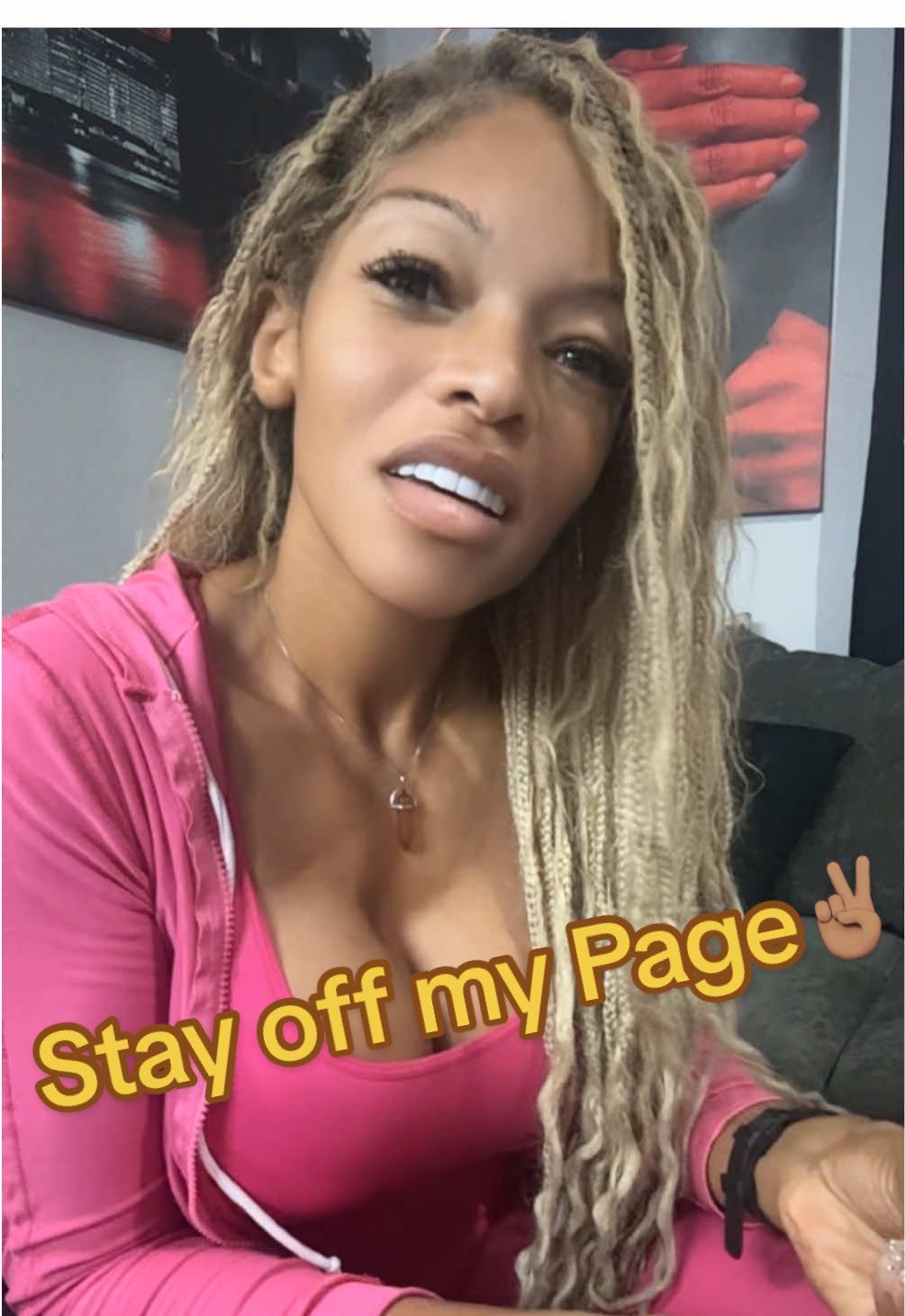 I can wear my hair HOWEVER I want to!!! Yeah I wear BLONDE WIGS!!! I wear GINGER wigs and what ever else color I want. And that video you commented on is not a wig you ignorant woman.. these are braided extensions. Black women owe you no explanation about our hair but like most of us.. I like to keep my natural hair protected from heat damage and just damage period that I happens when wearing my real hair out. After I color and straighten my natural hair, it turns into a huge fro the second I begin to sweat and is hard to maintain everyday. I can rock WHATEVER hair I want to rock when it’s braided up and protected. Please stay off my page💋✌🏽🧿🧿🧿🧿🧿🧿🧿🧿🧿🧿