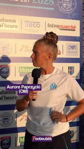« C'est toujours excitant une reprise » : Aurore Paprzycki et l'OM bientôt prêts 🎤Milieu de terrain de 31 ans, Aurore Paprzycki était semaine passée la marraine du tournoi amical de la Women's Cup du Grand Est où l'Olympique de Marseille a joué deux matchs. Elle évoque la reprise de l'Arkema Première Ligue, que les Olympiennes retrouvent cette saison.⚽️ #FootballFéminin #footfeminin #interview #omféminines #marseille 