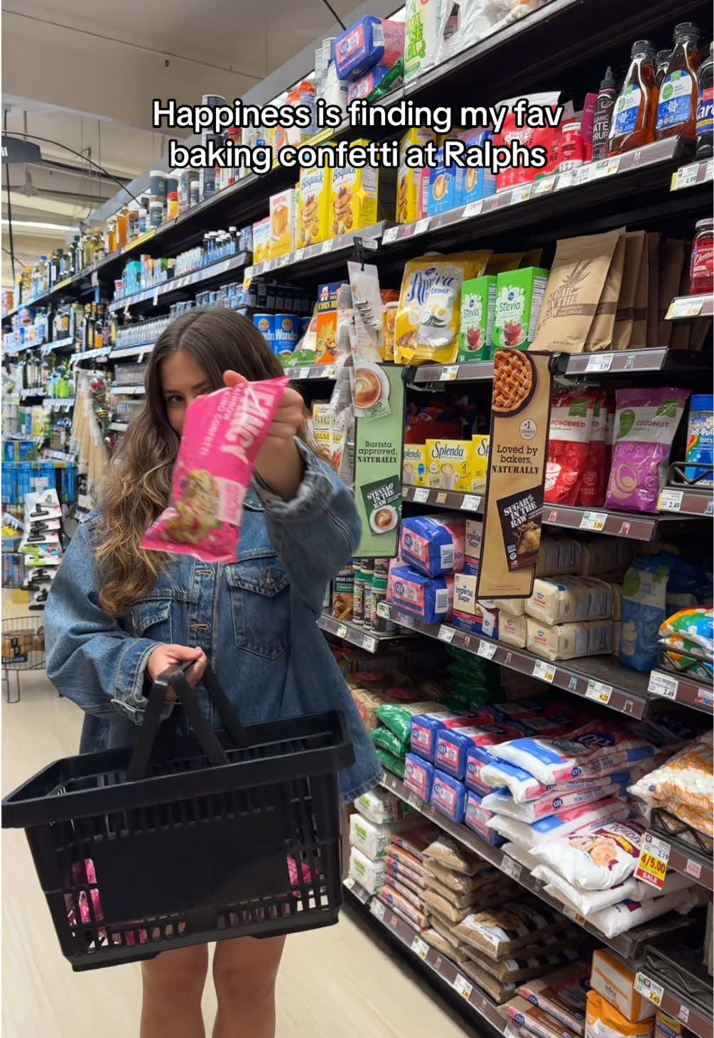 retail therapy but make it baking  #fancysprinkles #bakingconfetti #groceryshopping @Kroger 