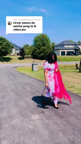 Replying to @Gagan Deep amrita kuj ta kehndi honi a😇#nirvairpannu #punjabi #suit 