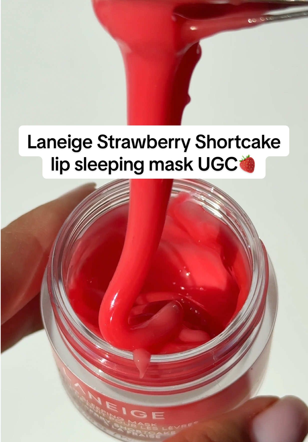 Finally got a chance to do my own Laneige whisk🍓🍰🍦 #laneige_partner #gifted_by_laneige  #ugccontentcreator #productvideo #asmrmakeup 