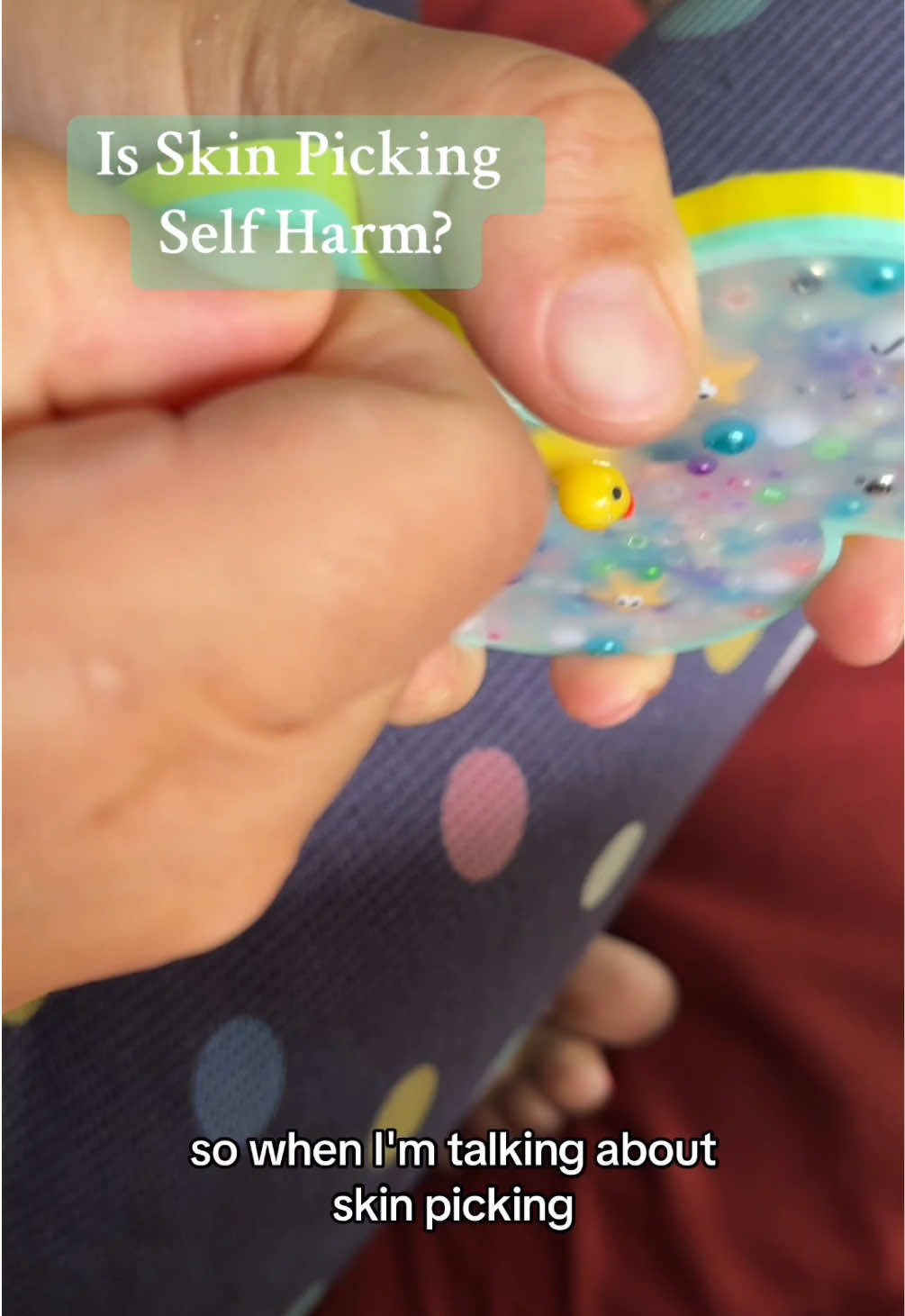 What are your thoughts?  Is skin picking?
