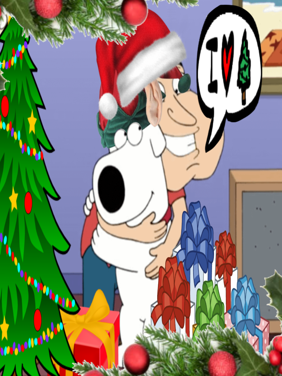 quagmire spreads christmas cheer to brian 🥹🎅🎄 #familyguy #christmas #fyp #xyzcba #idkwhatimdoing 