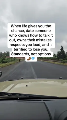 When life gives you the chance, date someone who knows how to talk it out, owns their mistakes, respects you loud, and is terrified to lose you. Standards, not options 💎#creatorsearchinsight #FaithAndFocus #HealingJourney #BreakingTheCycle #manifesting 
