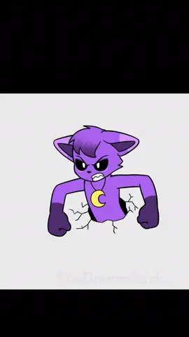 tried tweening an animation meme again. need more practice still. ignore that last pose not having the light purple ear tips. too much of a hassle to fix cause of how I had to animate this. also, drew full body Dogday jumping to catnap just to crop the video for vertical 😭👍. #catnap #smilingcritters #dogday #animation #furry #animationmeme 