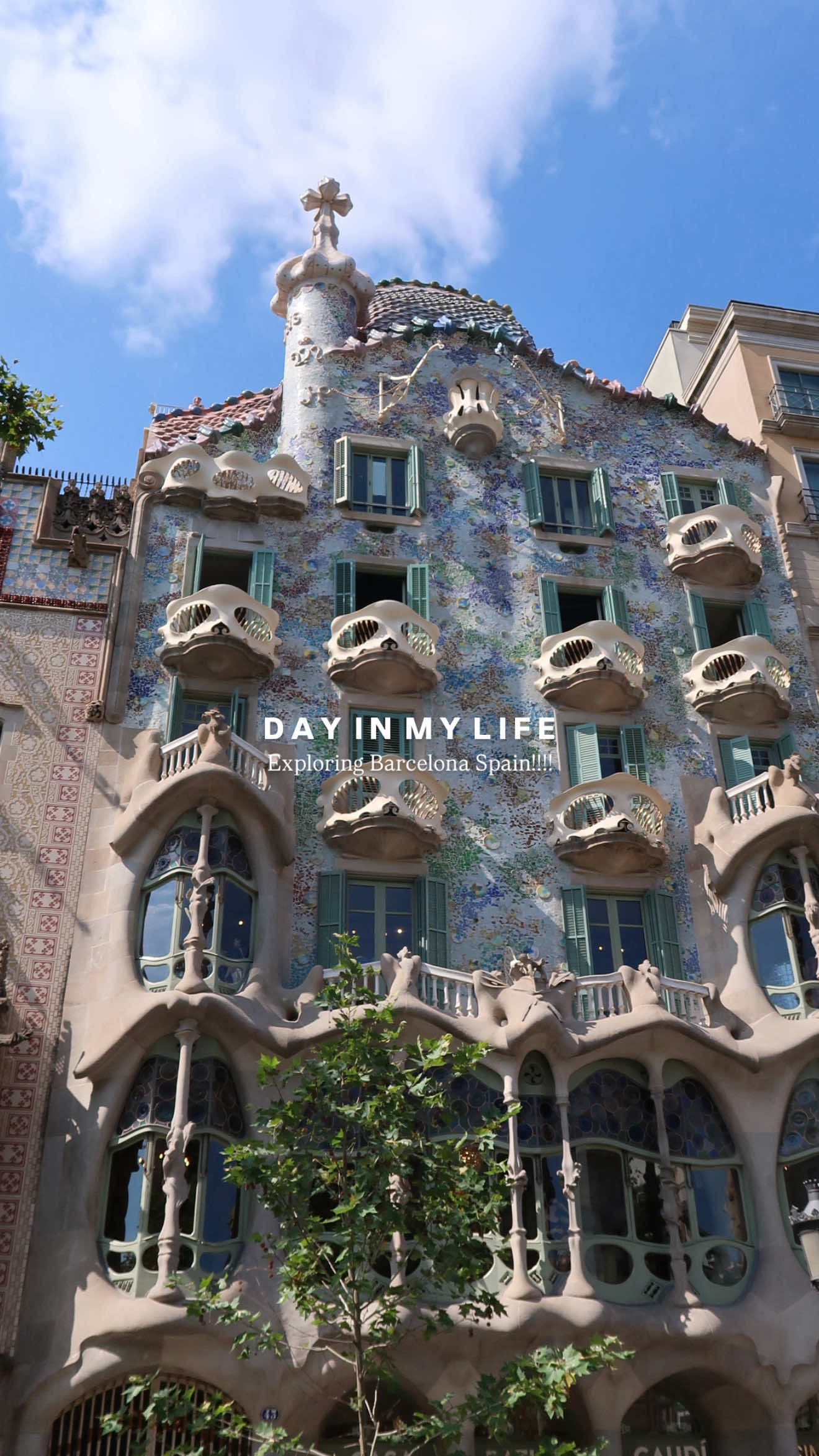 The coolest architecture EVER 🦎 #barcelona #diml #dayinmylife #Vlog #timestampsvlog 