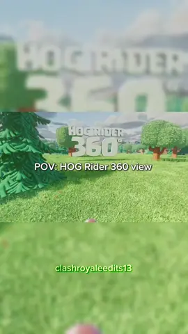 Hog Rider 360 view #fyp #POV #clashroyaledit #aftereffect #hogrider360view 