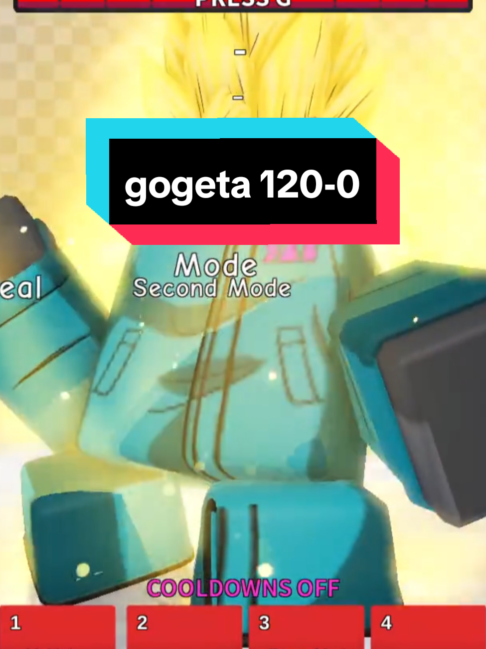 gogeta aba 120-0 combos  gogeta better than vegito  #animebattlearena #aba #dbz #dragonball #indoc @FiggleBarry 