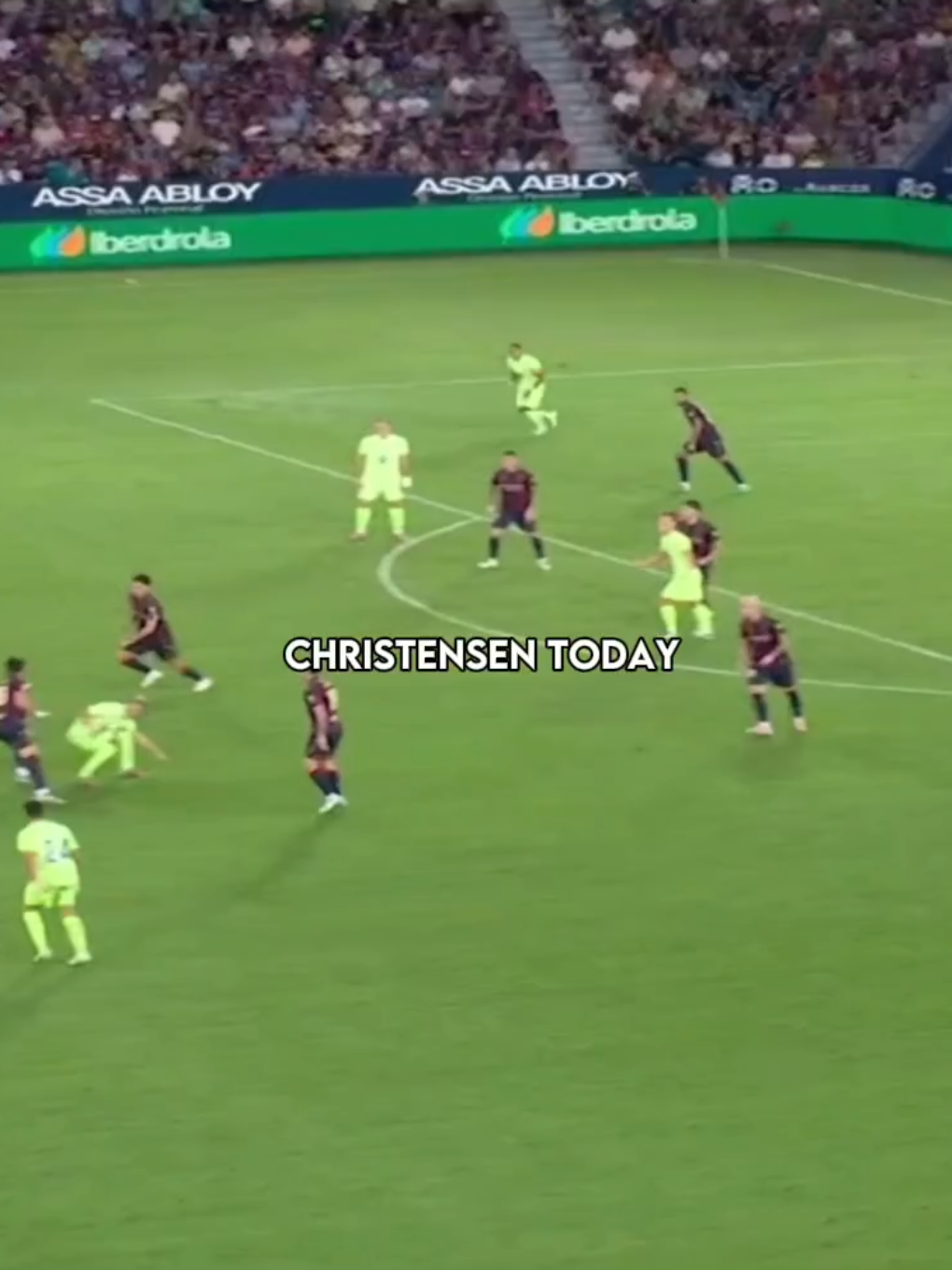 Barcelona offside trap today #cubersi #christensen #fyp #viral #barcelona 