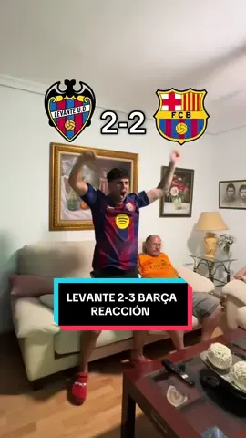 LEVANTE 2-3 BARÇA REACCIÓN #reaccion #fcbarcelona #laliga #barçafans #reaccionando 