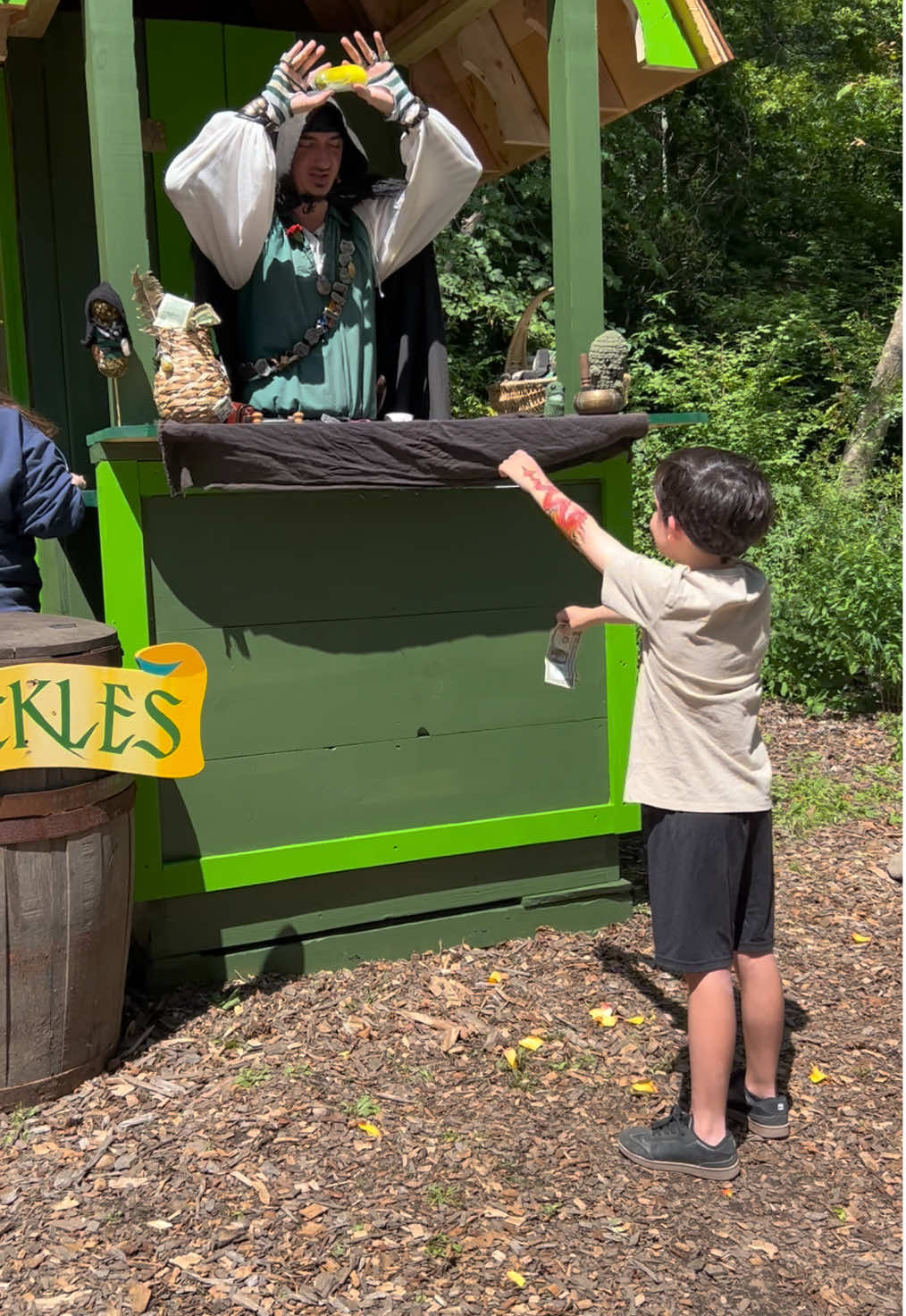 @⚔️🥒The Pickle Priest🥒⚔️  Is Definitely Worth Stopping and Seeing When Visiting the Renaissance Faire.  #Pickles #Humor 🤪