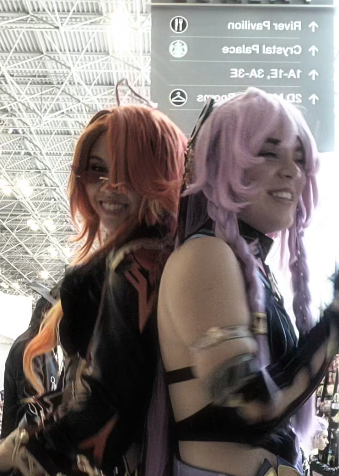 anime NYC w @Kaia !! #cosplay #vicyisthecoolestpersonever #GenshinImpact #mavuika #citlali 