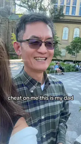 He’s happy to be there #dads #dadsoftiktok #dadsofdaughter #eunicecycle #asiantok 