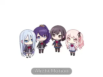 #KANADE + #MAFUYU + #ENA + #MIZUKI | IB:@kerakerosene ^∆^ |  #pjskcolorfulstage 