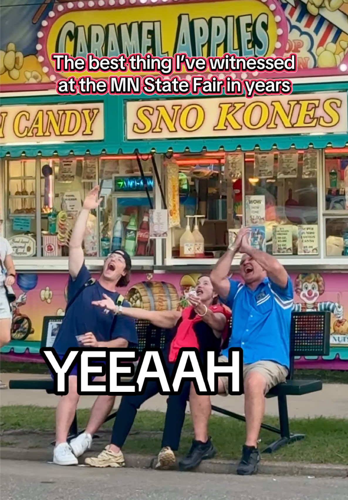 This is the family unit I aspire to have #mnstatefair #minnesotastatefair #minnesotastatefair2025 #mn #statefair 