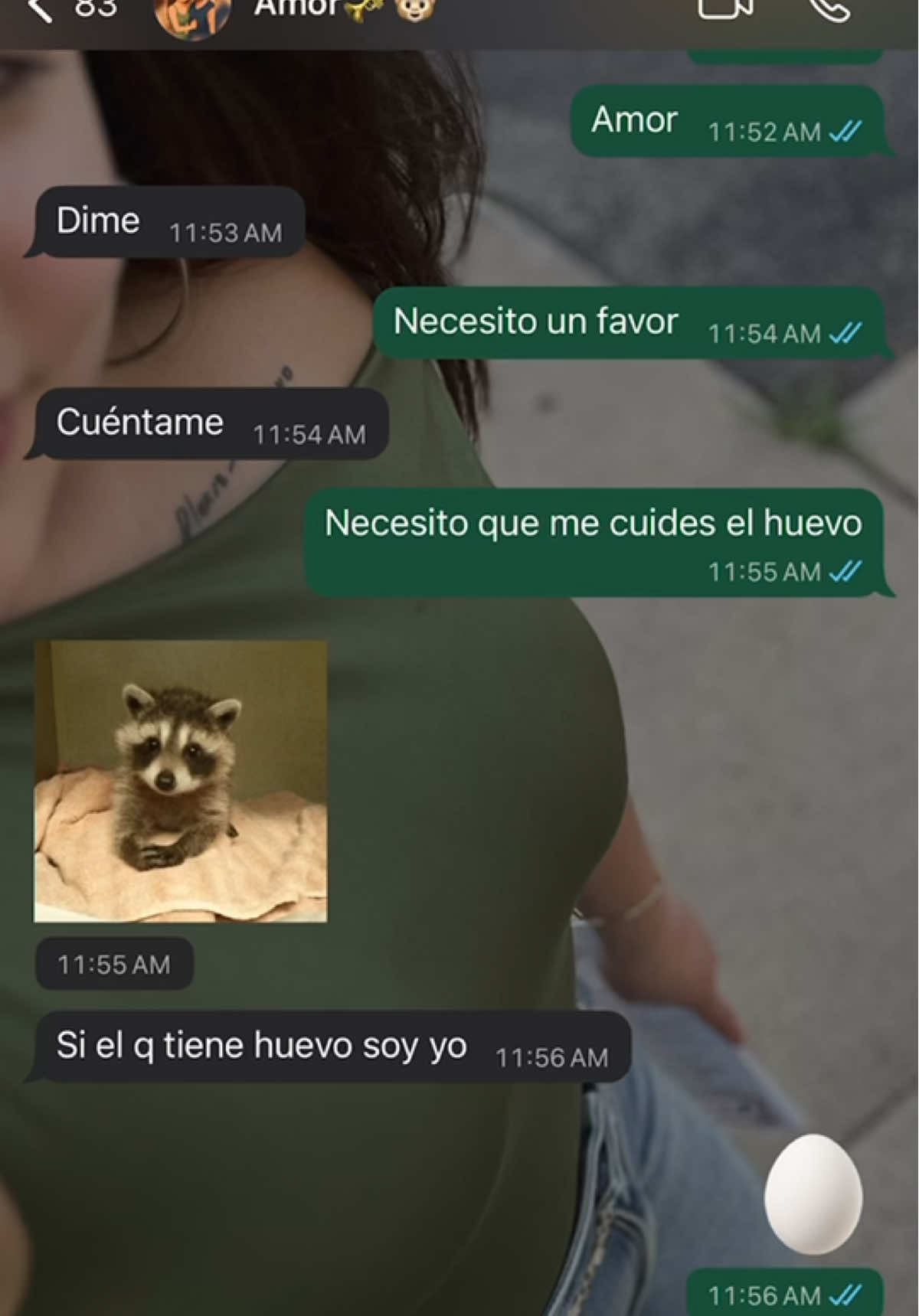 Mi amorcito ayudándome como siempre jajajajaja🥹🐥