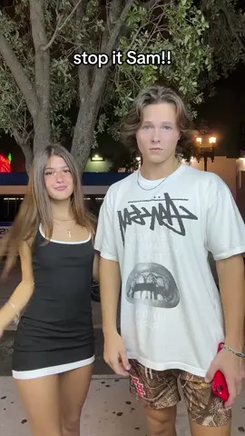 acting like my older brother or something I swear 