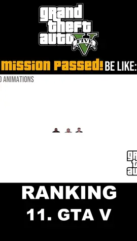 RANKING GTA MISSION PASSED THEME BE LIKE#gta #gta3 #gtavicecity #gta5 #gaming 