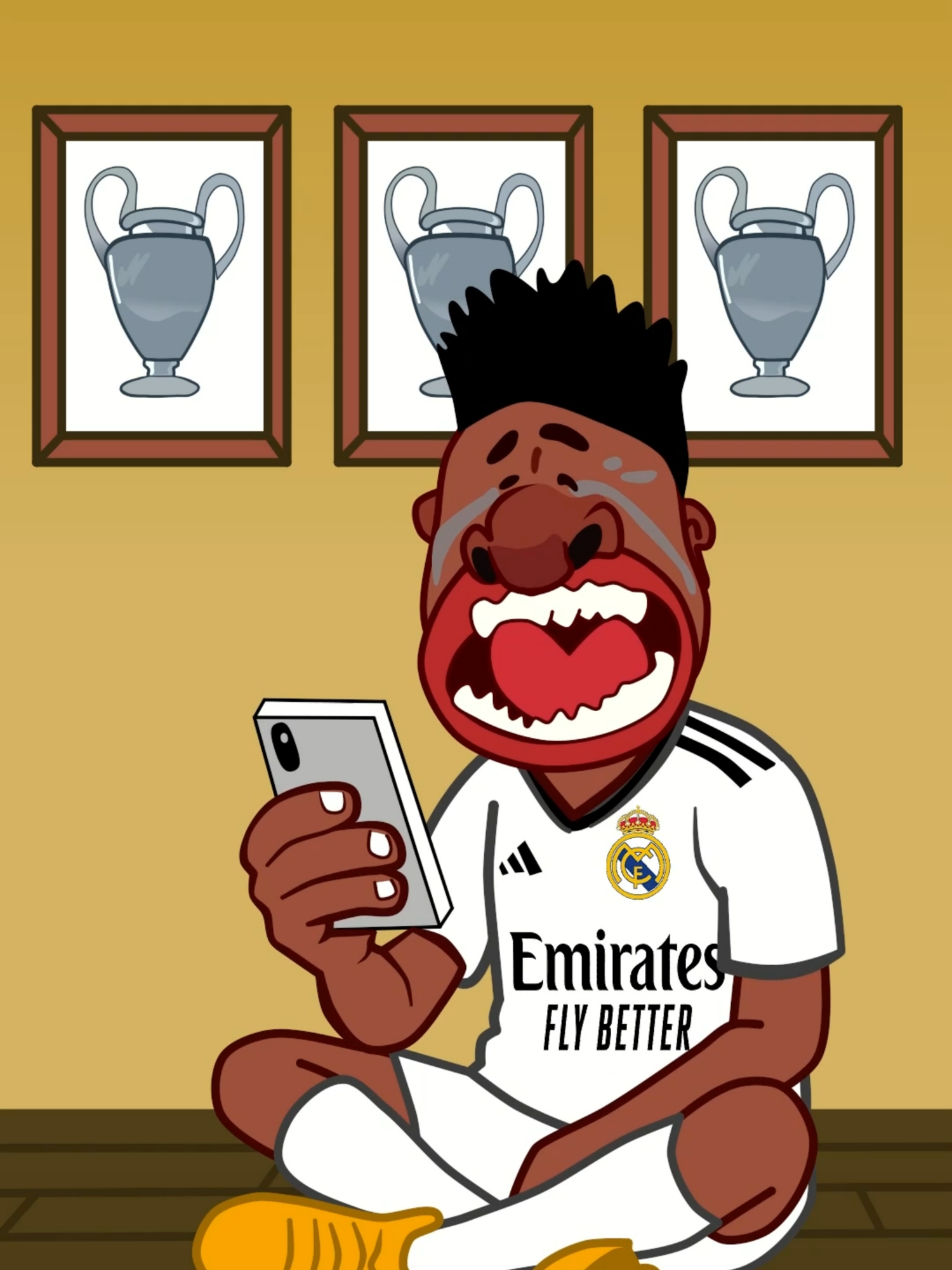 Real Madrid fans while watching Barcelona vs  Levante 🤣. #barcelona #le#letsgo #realmadrid