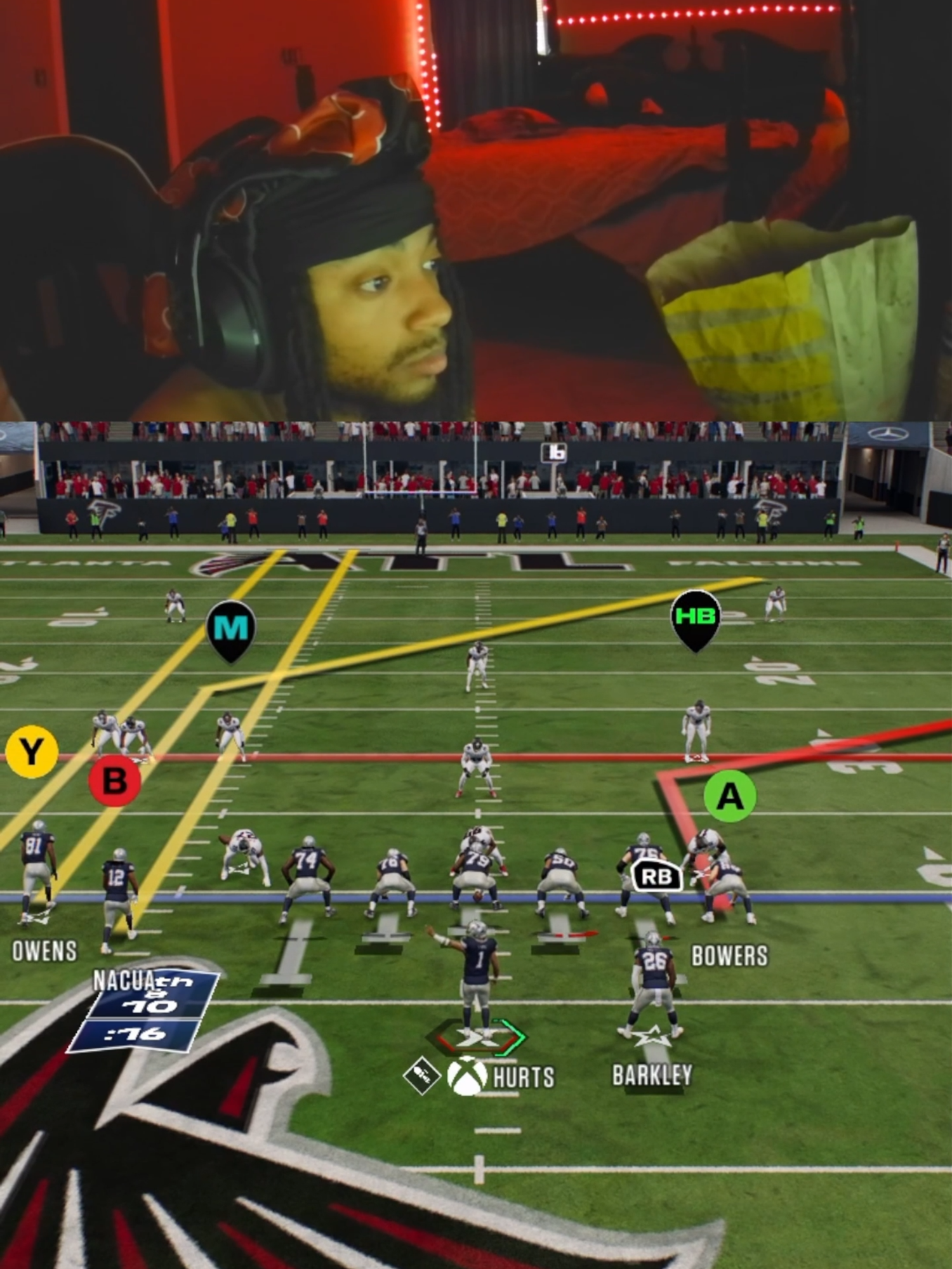 IM THE GOATTTTT!!!! #bankrollfatt #fyp #viral #comp #madden26 #madden #rage #EA #streamer