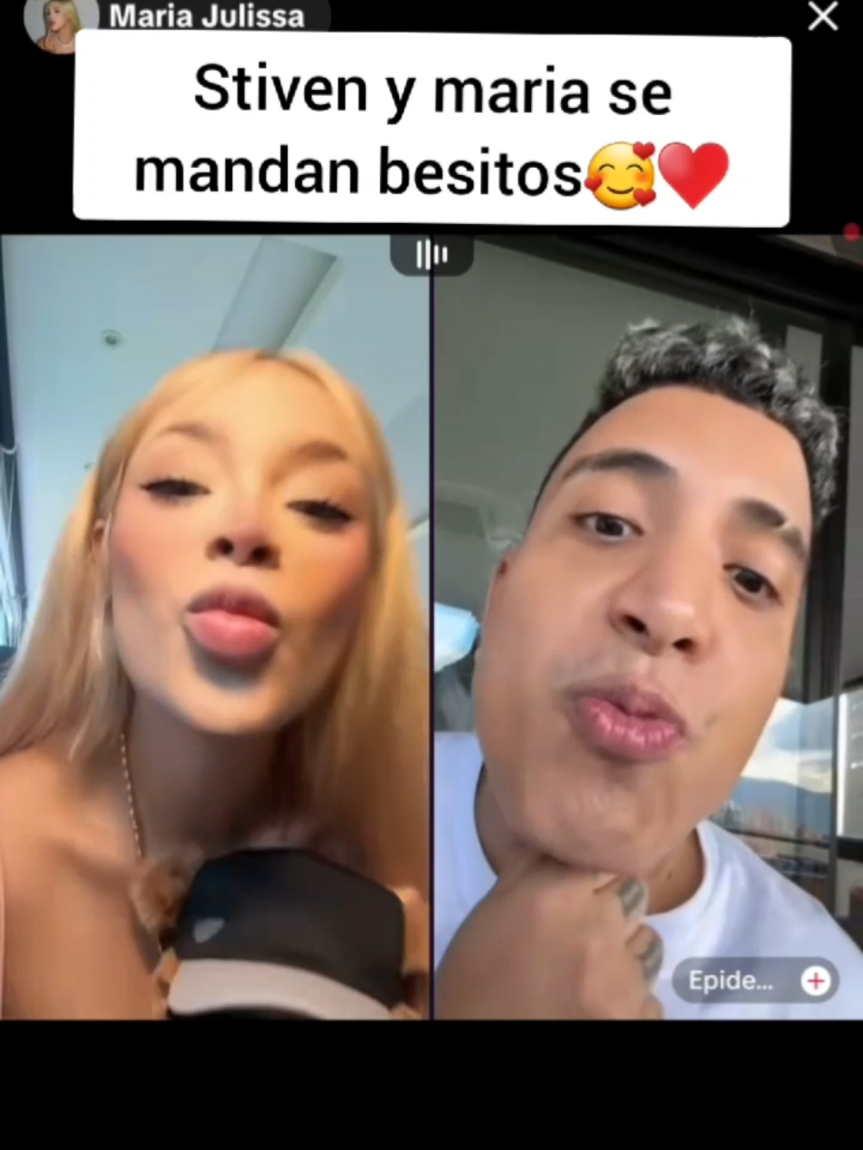 ellos estan muy enamorados♥ #mrstiventc #mariajulissa #enamorados💞💓🥰 