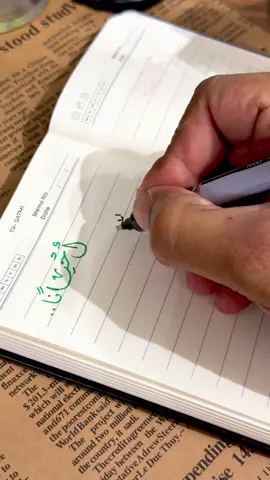 أحياناً نكتب لنفهم أنفسنا قبل أن يفهمنا الآخرون.. . . #خط #خطي #fyp #خطاط #سهم2025 