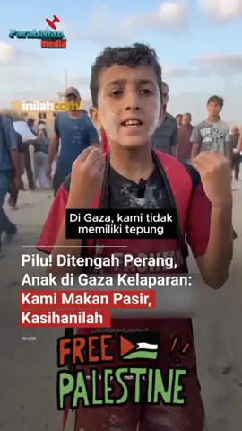 Dalam kondisi yang memprihatinkan di kota gaza,seseorang anak palestina meluapkan kesedihan dan kekecewaannya kepada jurnalis 20 juni 2025 :  