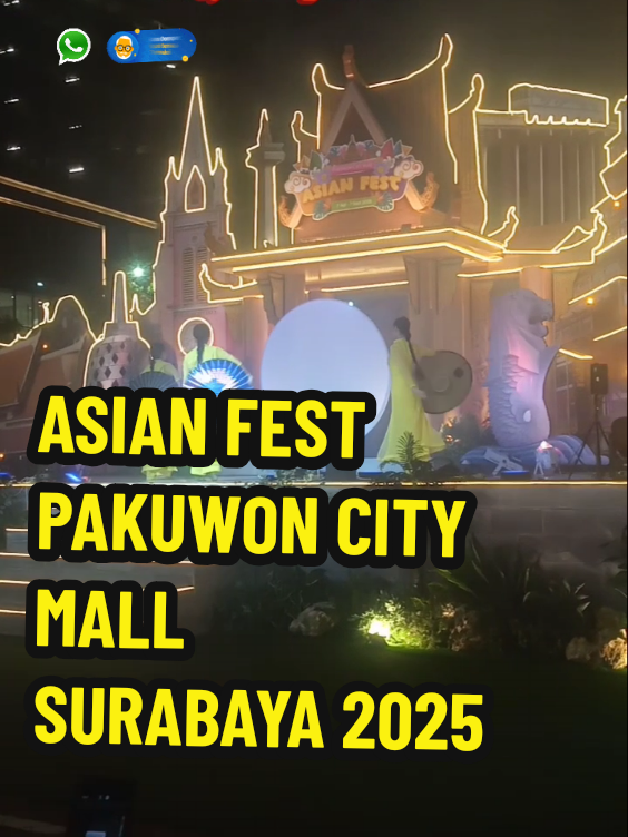 🤪📣  Asian Fest Pakuwon City Mall Surabaya  “Mau healing tapi kantong cekak? Dateng aja ke Asian Fest, vibes Asia harga lokal!” “Nggak usah ke Jepang, ke Pakuwon aja bisa dapet takoyaki + pacar baru (kalau hoki).” “Isi dompet boleh tipis, tapi isi perut harus all you can eat ala Asia!” “Ngaku anak nongkrong ? Mampir dulu lah ke Asian Fest, biar senjanya ada rasa Thailand dikit.” “Main ke Asian Fest yuk, siapa tau pulang-pulang bawa hadiah… atau jodoh 🤭” “Spot foto aesthetic ✔️, makanan enak ✔️, vibes Asia ✔️, mantan? Skip.” “Mau cari pasangan atau makanan? Di Asian Fest dua-duanya bisa!” “Jalan-jalan ke Asia? Too mainstream. Ke Asian Fest aja, hemat & hype!” “Asian Fest tuh kayak kamu… bikin nagih dan susah move on 😩🔥” “Asian Fest: Tempat di mana kamu bisa makan, belanja, main, sambil akting jadi oppa Korea 😎” #asian #pakuwonmall #festival #jalanjalan #night 