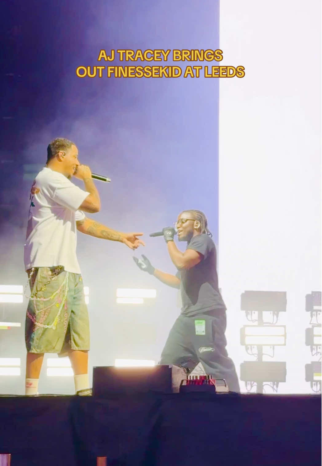 @AJ Tracey brings out @Finessekid at Leeds 🔥 @Rockstar Energy  #ajtracey #finessekid #randl25 