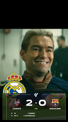 LaLiga 25/26 Levante UD vs FC Barcelona 2-3, Barca Comeback Homelander Real laughing crying edit memes 😂😉😁#football #futbol #fussball #meme 