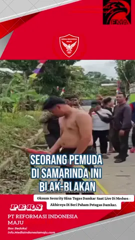 Oknum Security Hina Tugas Damkar Saat Live Di Medsos - Akhirnya Di Beri Paham Petugas Damkar.  #fyp #damkar #security #breakingnews #fypシ 