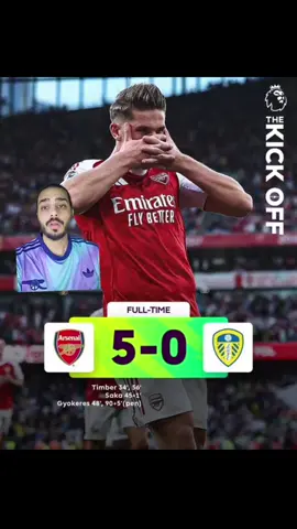 ارسنال يكتسح ليدز بخماسية  #fyp #2xhighway #arsenal #gyokeres #PremierLeague 