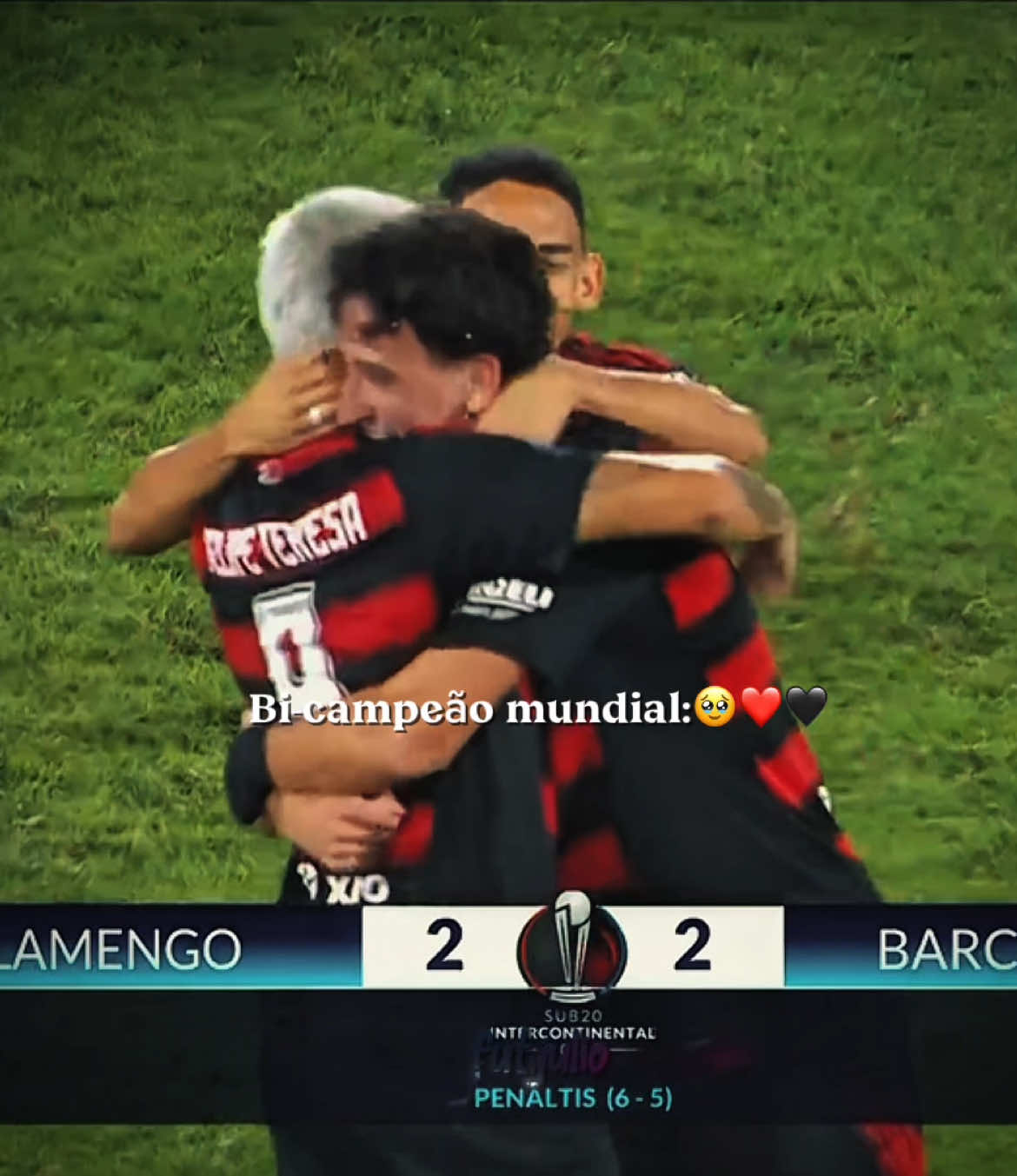 O FLAMENGO É BI-CAMPEÃO!!🥹❤️🖤 #flamengo #flamengosempre #intercontinental #futebol #tiktokesportes 
