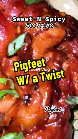 Put A spin on them FootZ! 🐷 PIGFEET, that is! Sweet n Spicy 🌶️ 🌶️  #fyp  #pigfeet  #countrycooking #trotters #FoodTok 