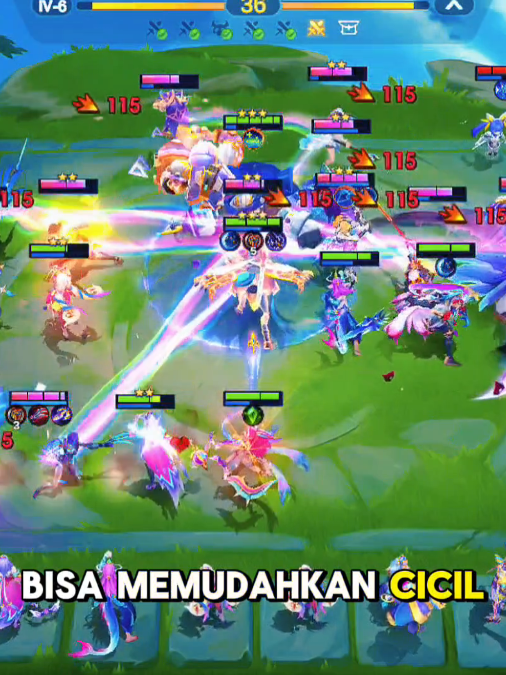 Pakai 6 sinergi luminexus + helcurt bintang 3 auto afk di akhir game #MCGGLuminexus #MCGG #MagicChessGoGo #MCGGIDCreators #MCGGCosmicTraders 