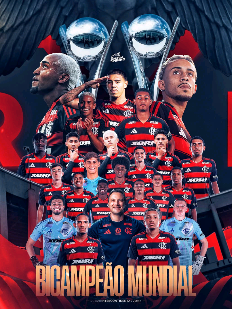 Não sou flamenguista, mas o máximo respeito pela base do Flamengo 🗯 #flamengo #mundialsub20 #edit #fyp 