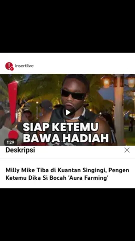 wah seru nih, Milly Mike akhirnya tiba di Kuansing, Riau. Milly Mike mengaku tak hanya ingin tampil, namun ingin bertemu Dika, bocah aura farming yang membuat lagunya juga viral. Kira-kira Milly Mike akan bertemy Dika atau tidak ya?#pacujalurkuantansingingi #fyppppppppppppppppppppppp #creatorsearchinsights 