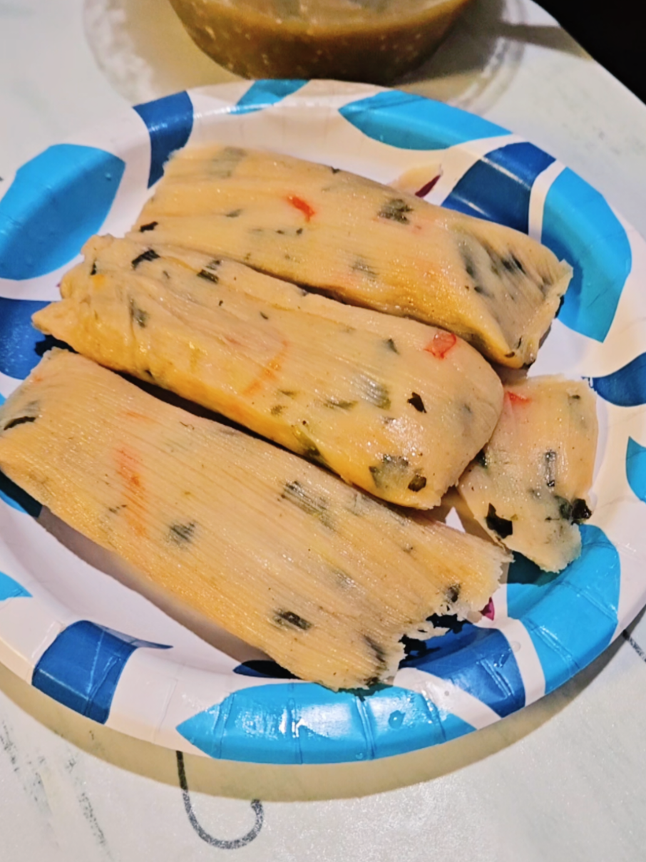 TAMALES CON VEGETALES #tamales #cocina #recetas #comida #tiktok #fyp 