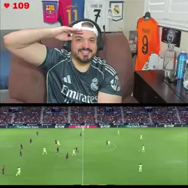ردت فعل مشجع مدريدي ع مبارة برشلونة ضد ليفانتي 