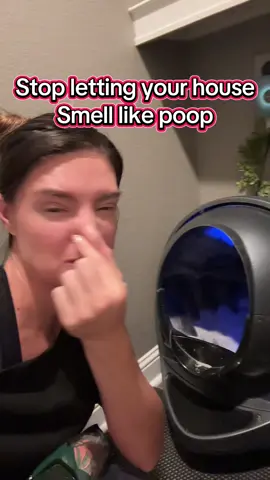 Litter box deodorizer #litterboxdeodorizer #catsoftiktok #litterboxhack #MomsofTikTok #litterboxsmell 