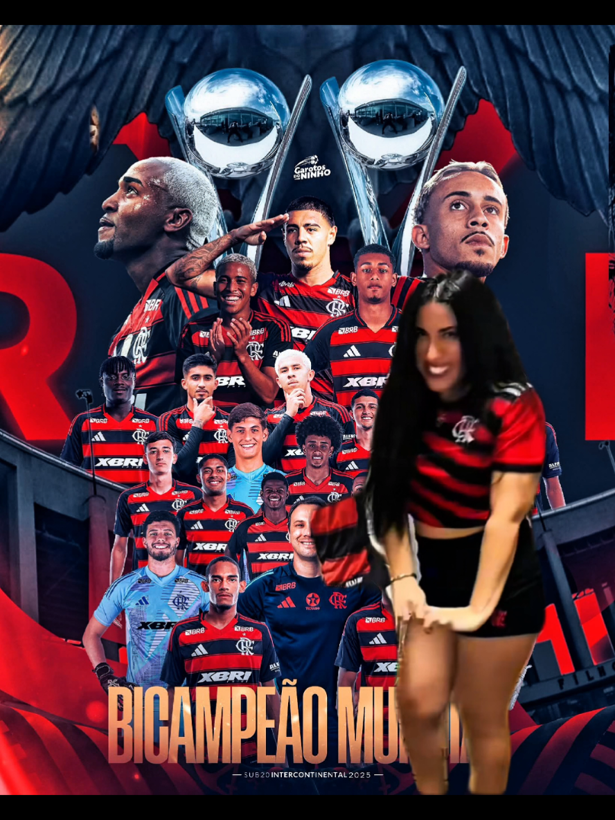 É A MELHOR BASE DO MUNDO!!! DE NOVO!!! 🏆❤️🖤 PRA NÃO FICAR DÚVIDA!!! O MENGÃO É BICAMPEÃO INTERCONTINENTAL SUB-20!!!! #flamengo #bicampeao #garotosdoninho  #jogodoflamengo #fypシ 