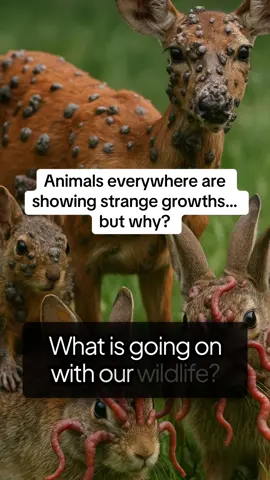 First it was rabbits with strange tentacle-like growths. Then squirrels started showing up with bubble-like sores. And now deer are being spotted covered in gruesome wart-like tumors. Experts say it’s a virus specific to deer, but the timing raises bigger questions. Why are so many different animals experiencing outbreaks back-to-back? Is this just coincidence—or a sign of something larger happening in our environment? #WildlifeMystery #DeerOutbreak #StrangeNature #QuietTheory