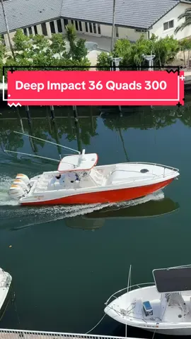 Deep Impact 36 Quads 300 #powerboat #miami