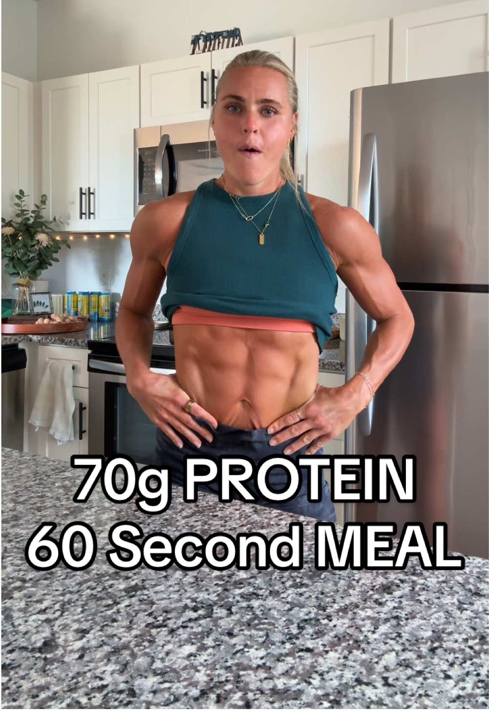 70g Protein PIZZA Chicky SALAD?… excUSE ME?😳😏 #proteinmeals #healthymeals #EasyRecipe #chickensalad 