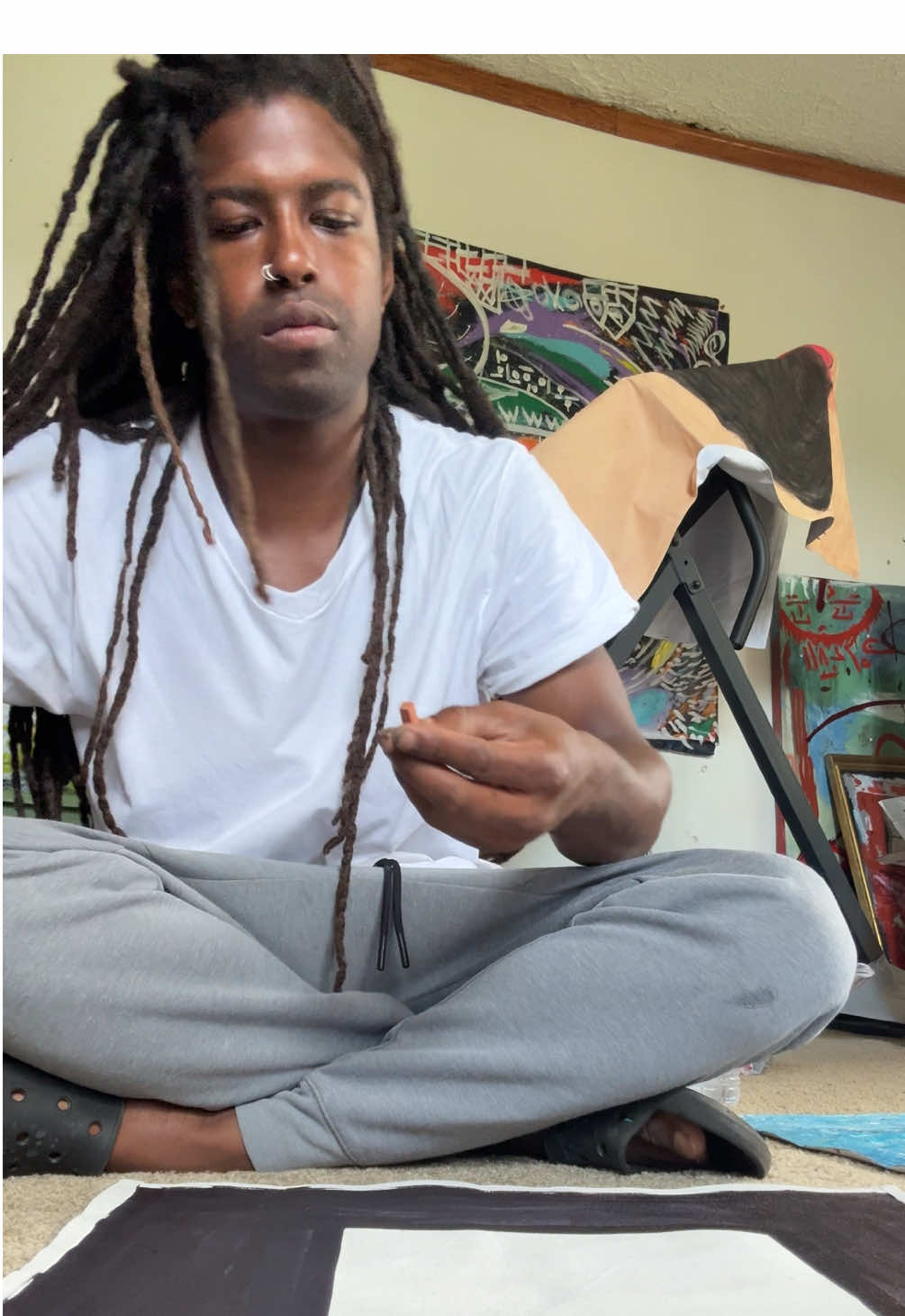 Accept your madness , embrace your shadow , submerge it with your light , allow all of yourself to be expressed , accepted , & rejected, but only choose to change for yourself! Not for the acceptance of those who can’t accept themselves! Go through it to get over it!  #artjourney #selfacceptance #loveyourselfalways 
