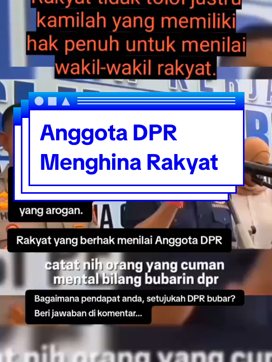 Sikap Arogan ditunjukkan anggota DPR RI Sahroni mengatakan bahwa rakyat yang meminta bubarkan DPR adalah tolol. #fyp  #viral 