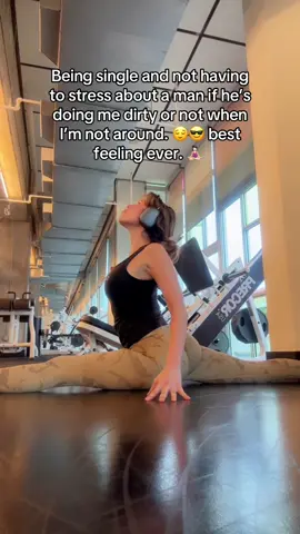 1 of the many perks of being #single and just enjoying my own company for now. 😜😎 #singlelife #gym #gymlover #SelfCare 