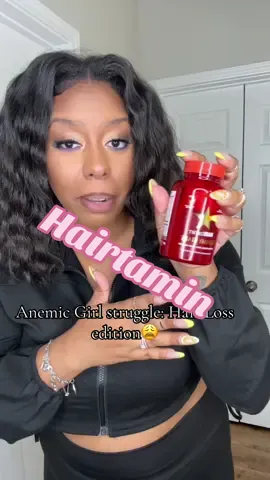 Another fear unlocked as an anemic girly😩 i put these @HAIRtamin in my cart so fast! #hairtamin #anemicgirlproblems #haircare 