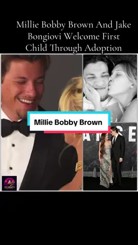 Millie Bobby Brown and Jake Bongiovi reveal they've adopted a daughter. The couple shared a statement on social media, expressing their excitement for parenthood while asking for peace and privacy. • • • #jakebongiovi #babygirl #fyp #celebrityculturenews #milliebobbybrown 